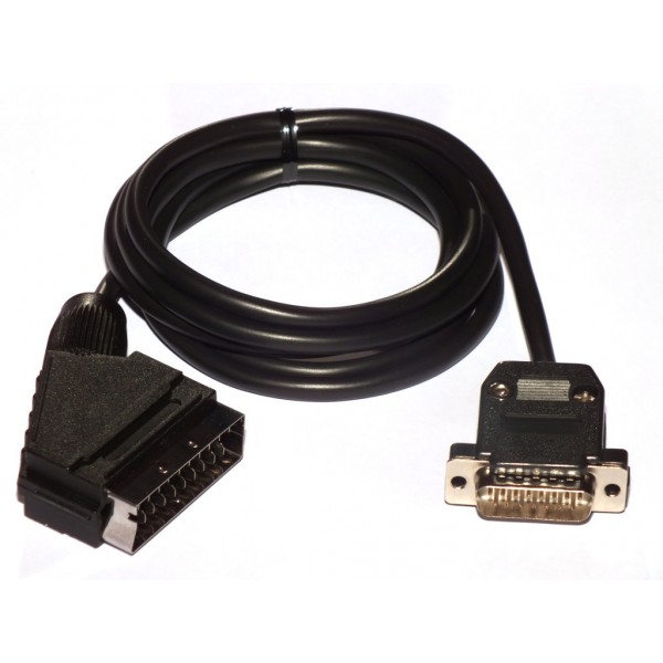 Apple IIgs RGB to SCART adapter cable