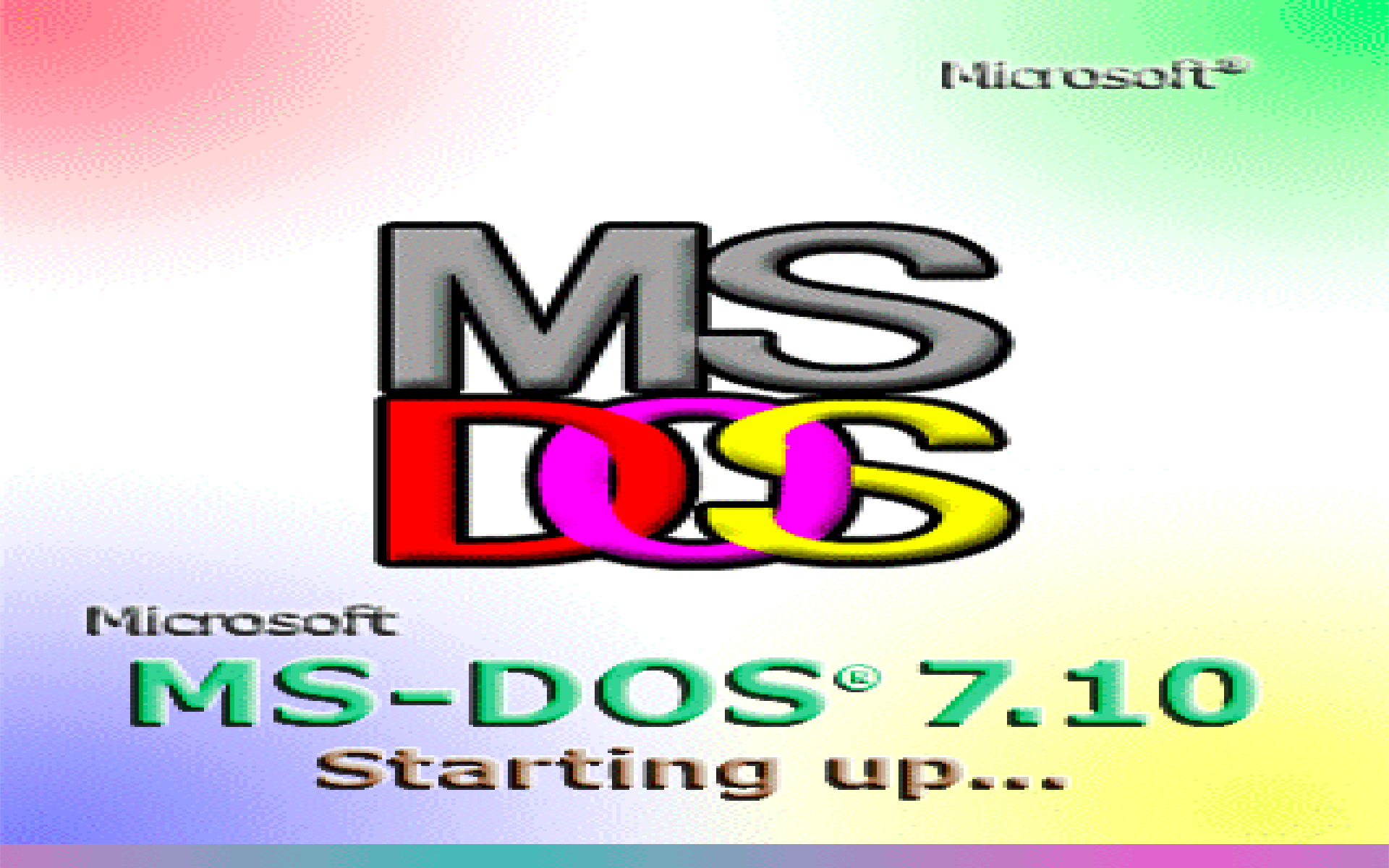 Мс 7 0. MS-dos версии 7.0 Интерфейс. Логотип MS-dos версии 7.0. Логотип МС дос. MS dos картинки.